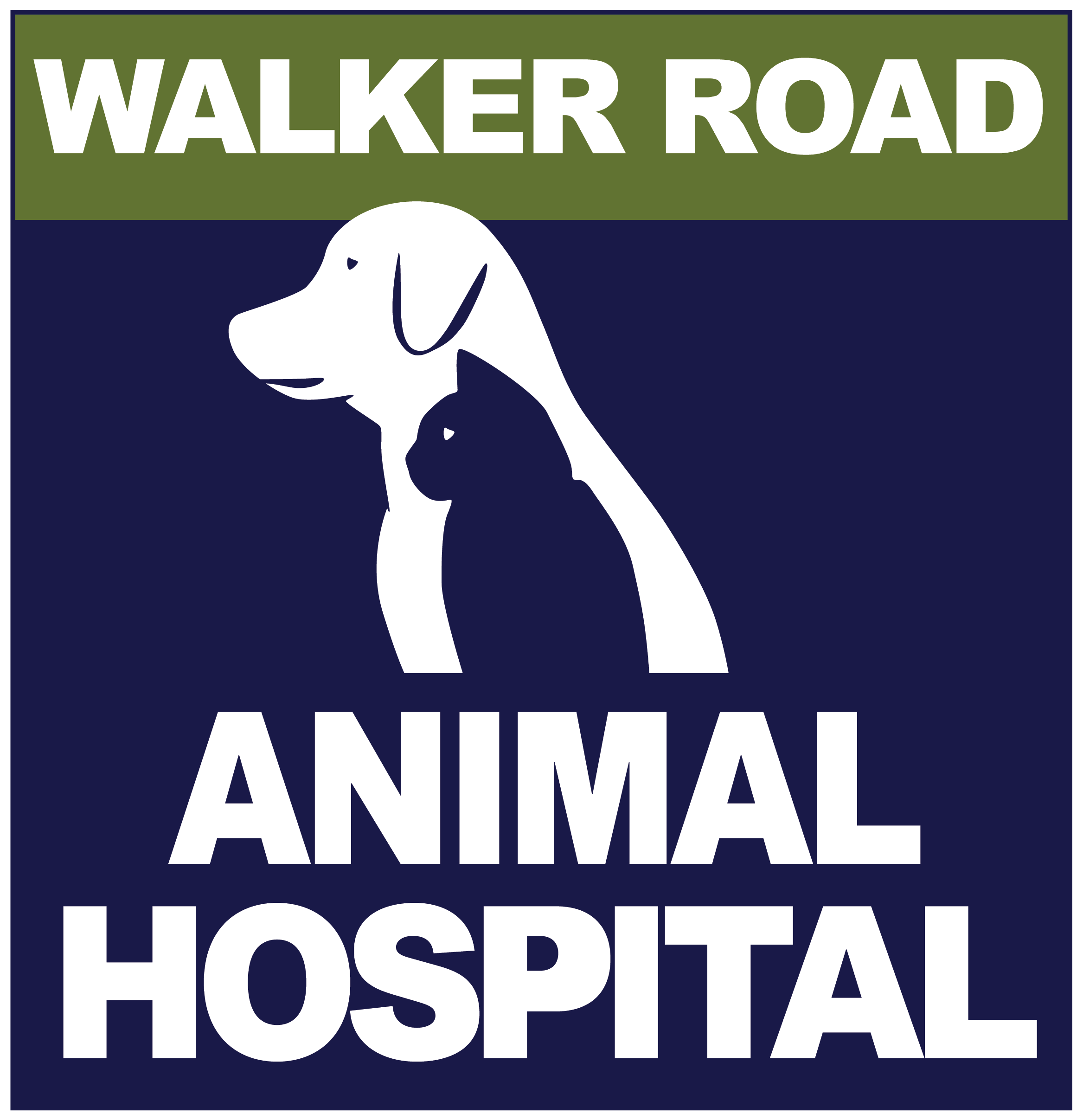 Logo of Walker Road Animal Hospital in Windsor, ON